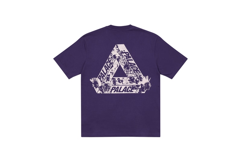 Palace Winter 2021 Tees T-Shirts Skateboarding Brand London Short Sleeve Longsleeves Graphics Prints 