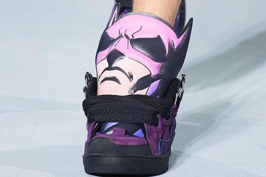 Paris Fashion Week 2021 Spring Summer 2022 SS22 Best Sneakers Footwear Designers Runway COMME des GARCONS Salomon Balmain Lanvin Batman YEEZY YZY KNIT RNNR Givenchy Heliot Emil Victor Julius Juul Balenciaga Crocs Runner 