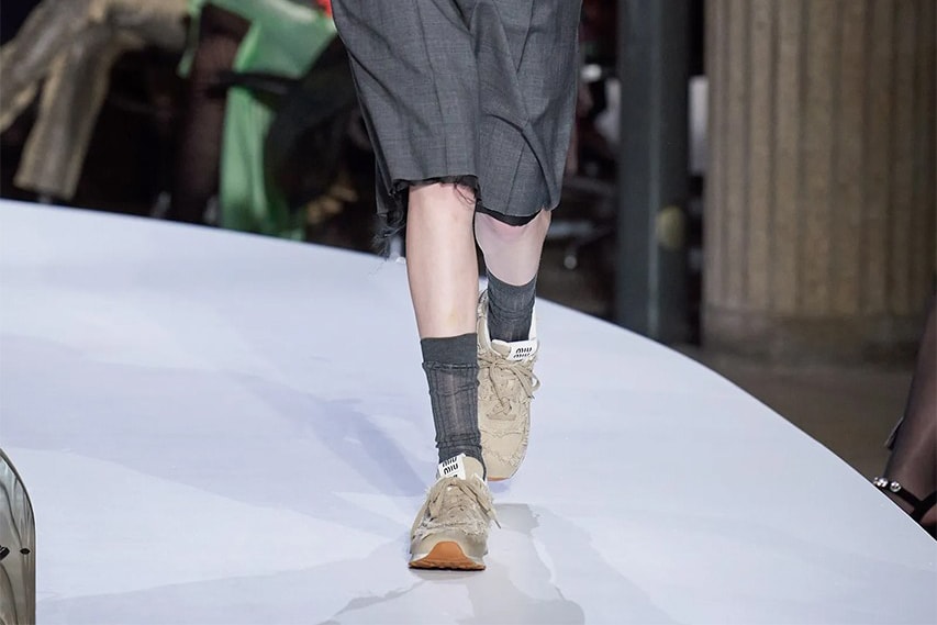 Paris Fashion Week 2021 Spring Summer 2022 SS22 Best Sneakers Footwear Designers Runway COMME des GARCONS Salomon Balmain Lanvin Batman YEEZY YZY KNIT RNNR Givenchy Heliot Emil Victor Julius Juul Balenciaga Crocs Runner 