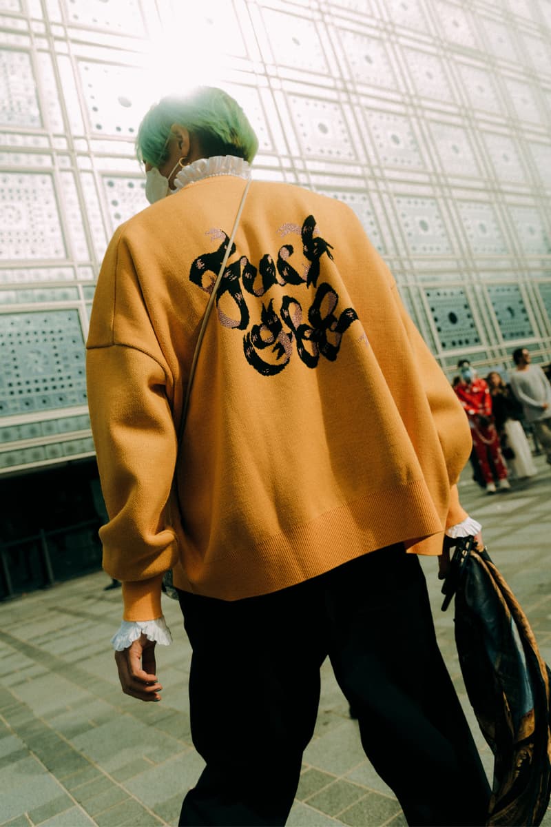 Paris Fashion Week SS22 Women Street Style Looks pfw louis vuitton balenciaga givenchy miu miu thom browne fashion Paris Fashion Week SS22 Street Style Paris Fashion Week ss22 Street Style Shows off Masterful Layering and Oversized Tailoring streetstyle street style