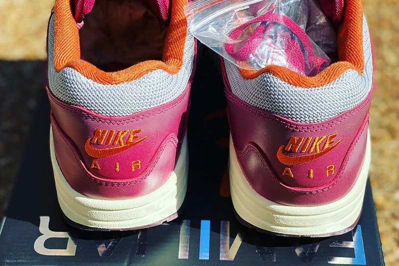 Patta Nike Air Max 1 Night Maroon дата выпуска информация список магазинов руководство по покупке фото цена