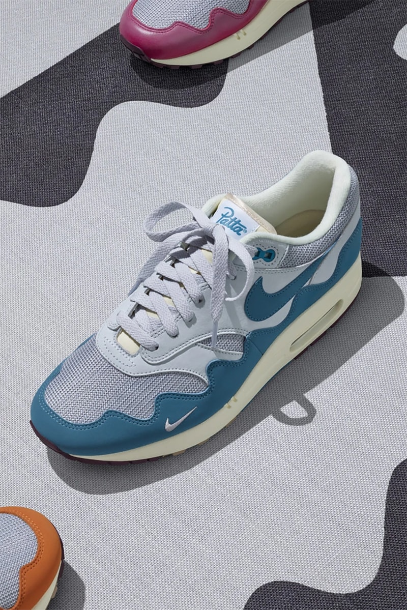 patta nike air max 1 noise aqua DH1348 004 release date info store list buying guide photos price 