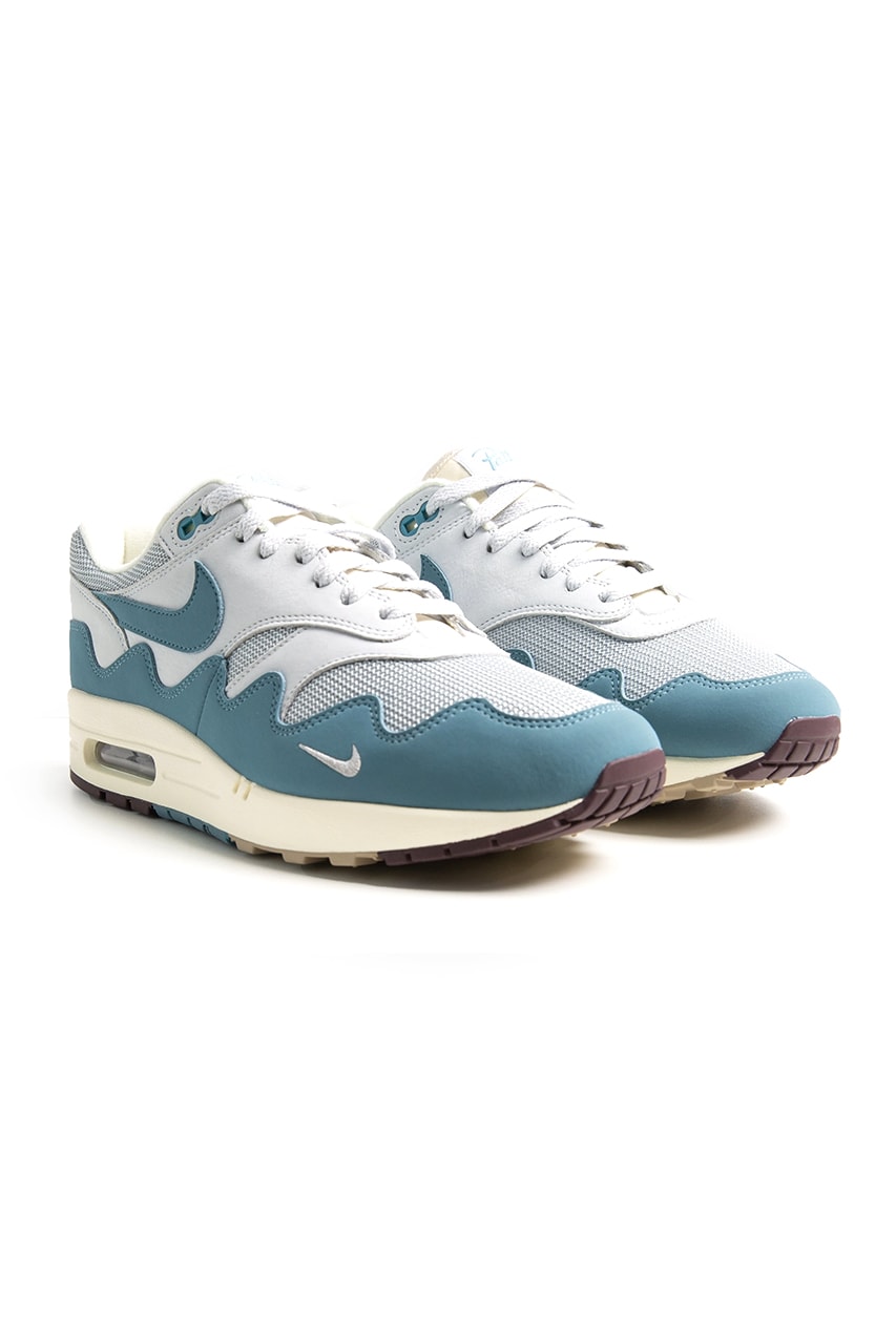 patta nike air max 1 noise aqua DH1348 004 release date info store list buying guide photos price 