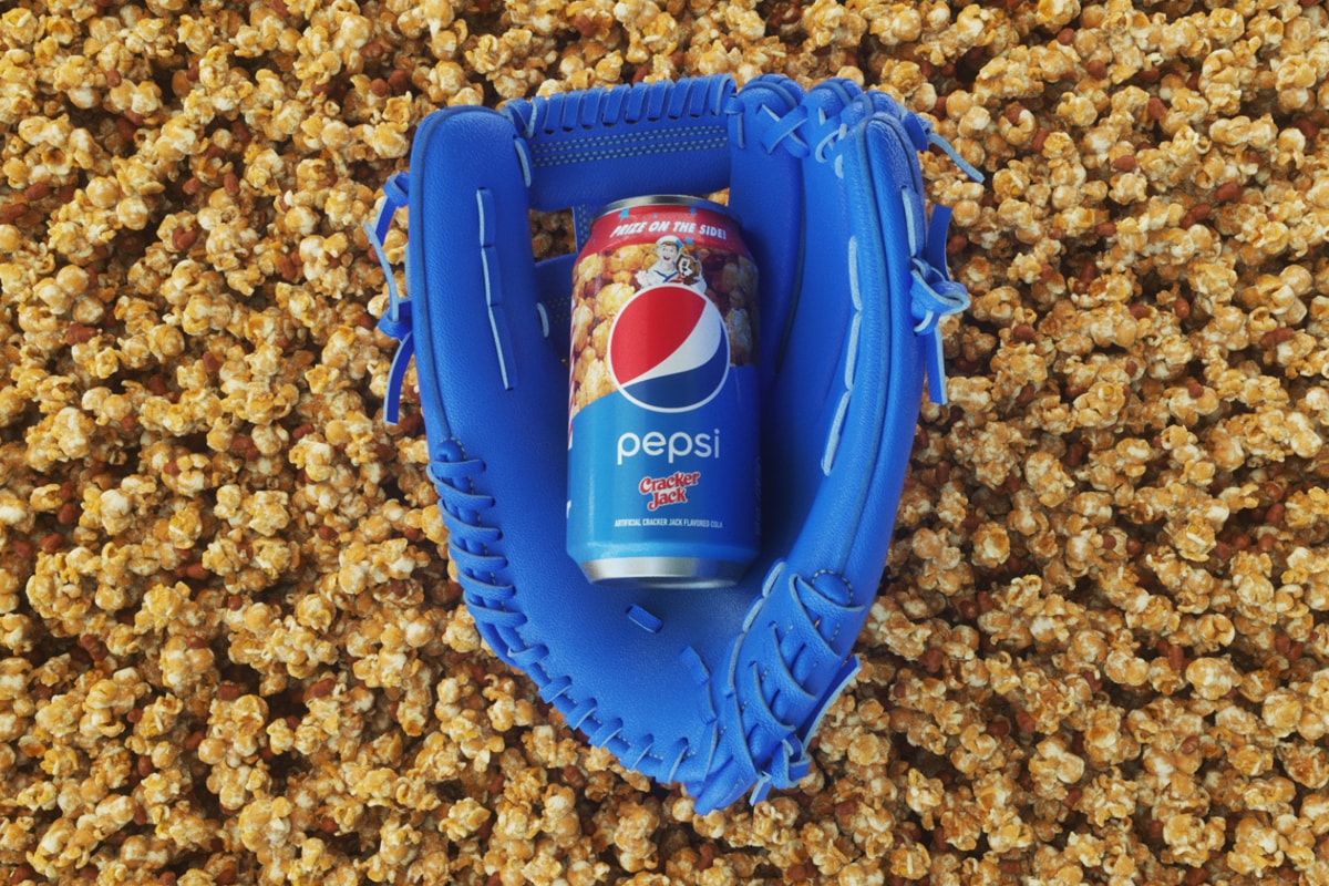 Pepsi Celebrates October Baseball With New Limited Edition Cracker Jack Flavored Cola take me out to the ball game nostalgic popcorn caramel peanut pepsico
