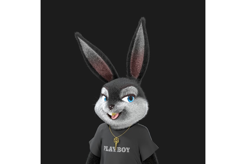 Playboy rabbitars nfts 11953 non-fungible rabbits civilization 3d cartoons unique traits playboy club special member events merch artwork slimesunday fine art blockchain nft web3