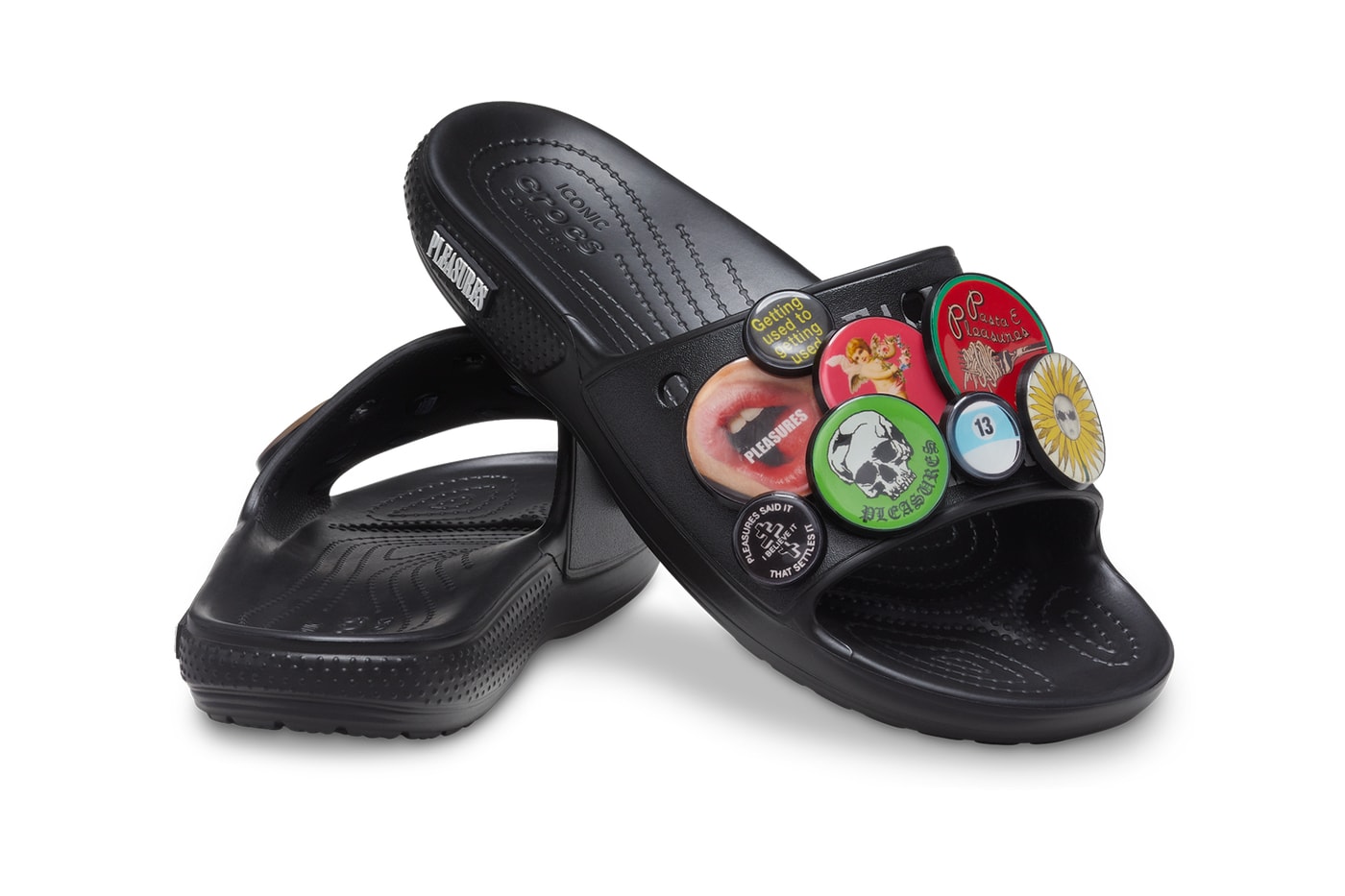 PLEASURES x Crocs Classic Slide