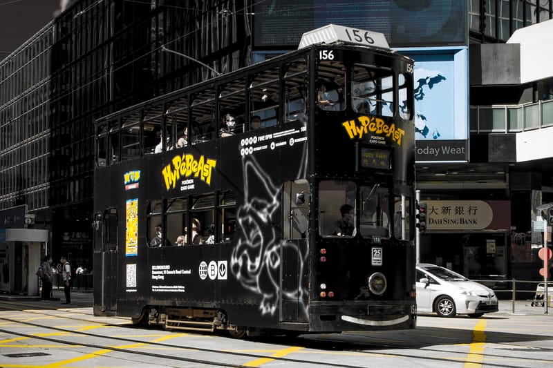 HYPEBEAST Gears up for Pokémon TCG 25th Anniversary With Custom Hong Kong Tram