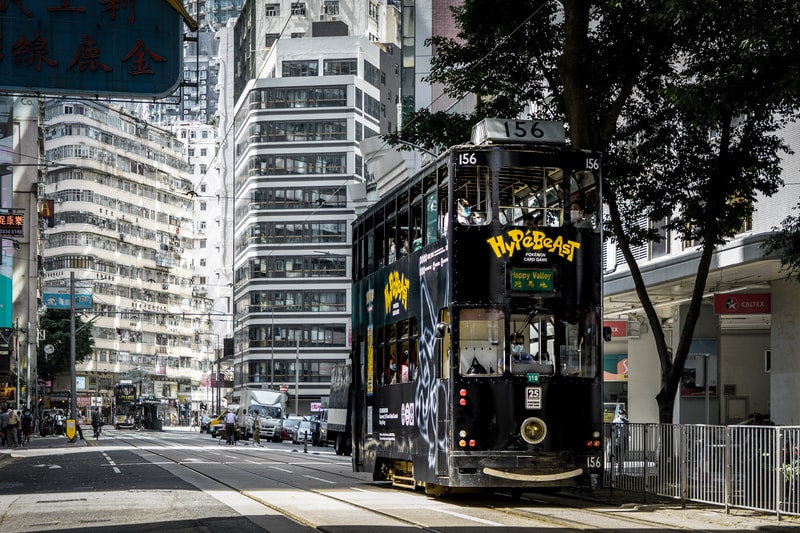 Pokemon TCG 25 x HYPEBEAST Tram and Poster charizard Hong Kong tcg BELOWGROUND SINO CENTER