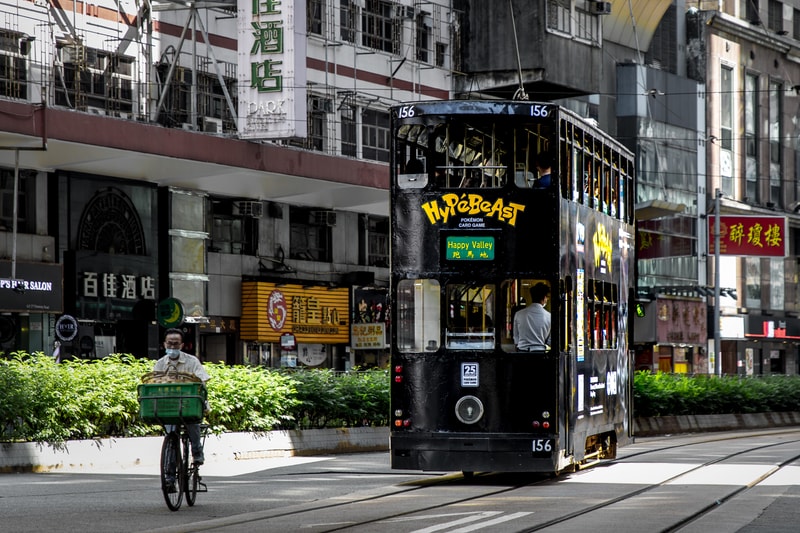 Pokemon TCG 25 x HYPEBEAST Tram and Poster charizard Hong Kong tcg BELOWGROUND SINO CENTER