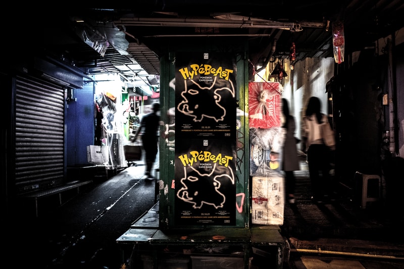 Pokemon TCG 25 x HYPEBEAST Tram and Poster charizard Hong Kong tcg BELOWGROUND SINO CENTER