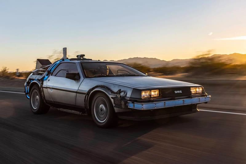 Porsche Celebrates 'Back to the Future' Day by Showing off Its Taycan's 1.21 GW Charging Capacity porsche taycan turbo s delorean taycan turbo s ev electric vehicles