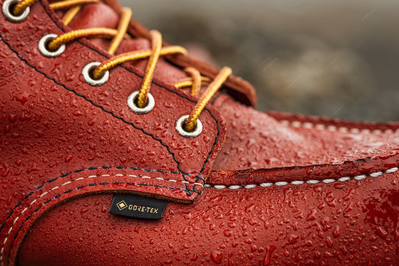 Red Wing Classic Moc Toe GORE-TEX FW21 Release boots outdoor water resistant brown 