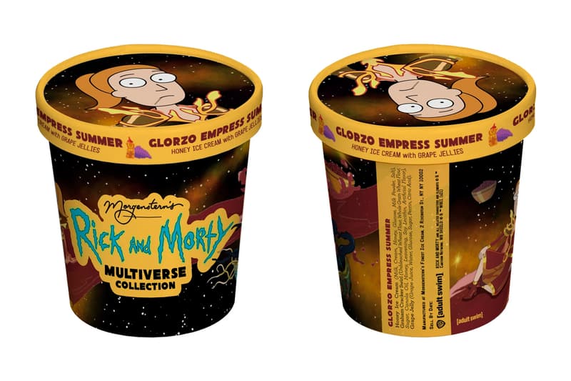 Rick & Morty Morgenstern’s Finest Ice Cream Multiverse Collection Release Info Buy Price Taste Review Adult Swim Ricky Road Moonman Morty Glorzo Empress Summer Mr. Poopy Butthole