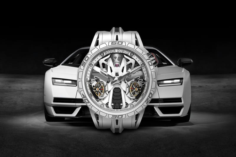 Roger Dubuis Gets Behind The Wheel of Lamborghini Countach With Twin Tourbillon Limited Edition