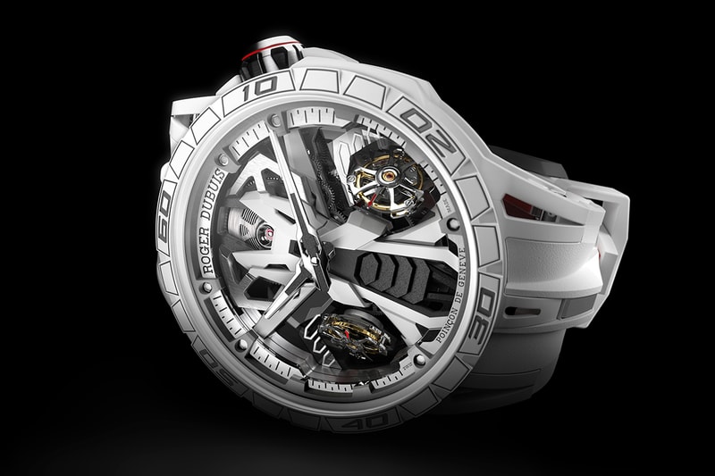 Roger Dubuis Drops Color-Matched Twin Tourbillon as The Perfect Partner to New Lamborghini Countach
