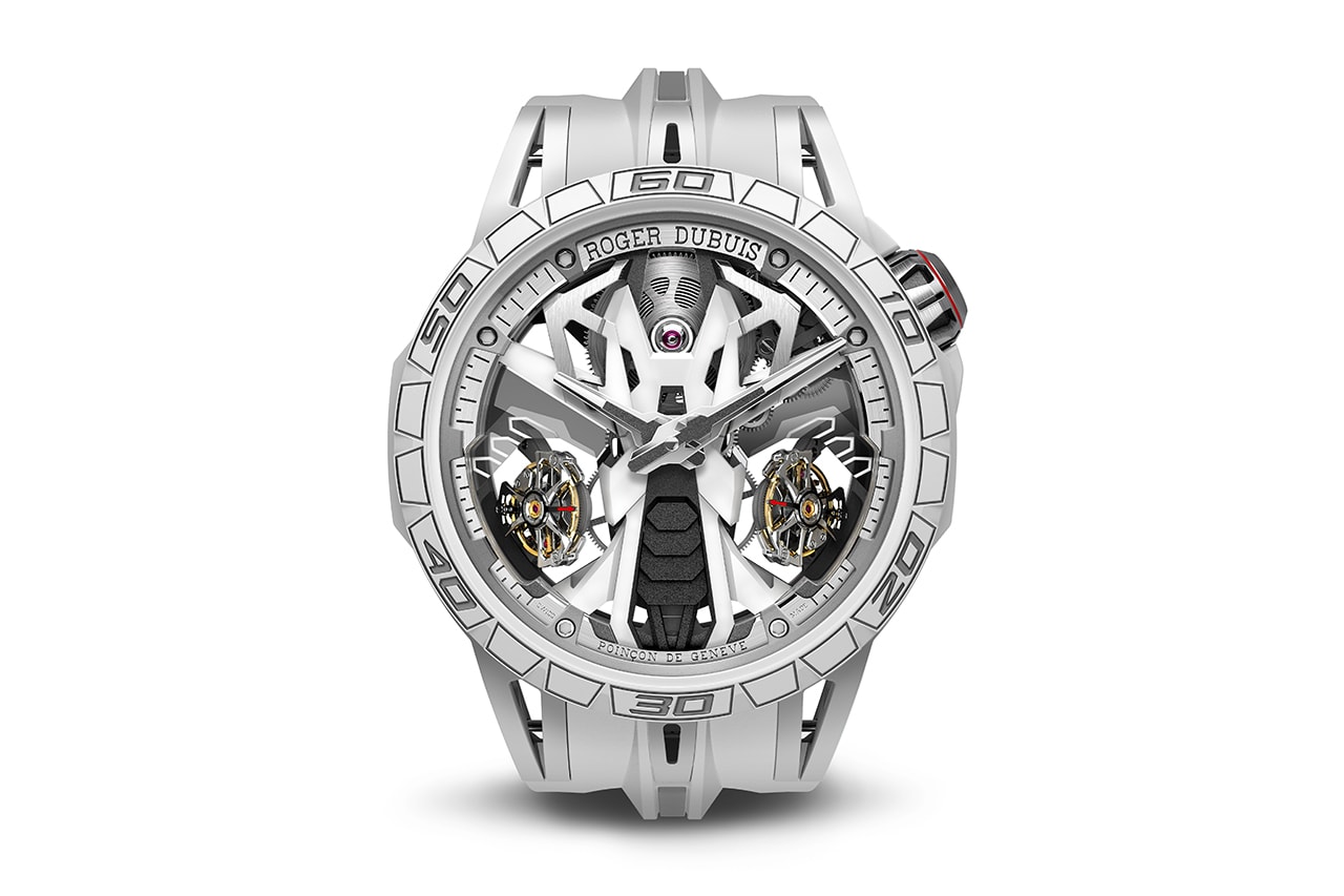 Roger Dubuis Drops Color-Matched Twin Tourbillon as The Perfect Partner to New Lamborghini Countach