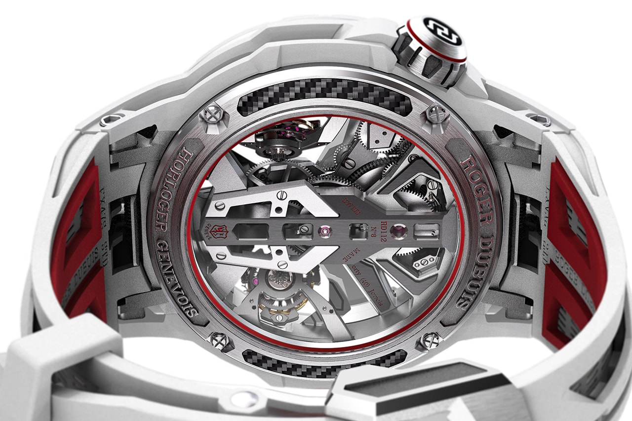 Roger Dubuis Drops Color-Matched Twin Tourbillon as The Perfect Partner to New Lamborghini Countach