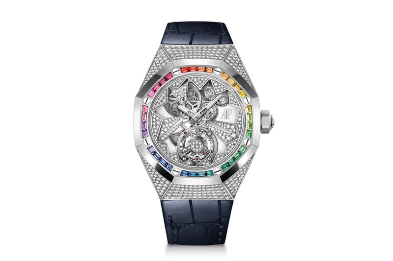 Royal Oak Concept Flying Tourbillon gemstone info diamonds luxury swiss watches AP bust down baguettes 