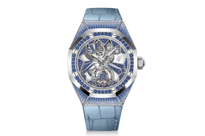 Royal Oak Concept Flying Tourbillon gemstone info diamonds luxury swiss watches AP bust down baguettes 