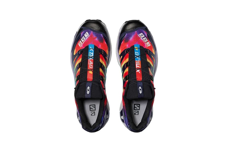 Salomon XT-4 Advanced Evening Blue / Nimbus Cloud / Lavender Release Information Dover Street Market London Sneaker Drop Tie Dyed Palace