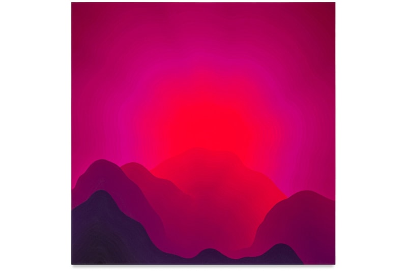 sam friedman exhibition solo harpers Chelsea abstract contemporary landscapes