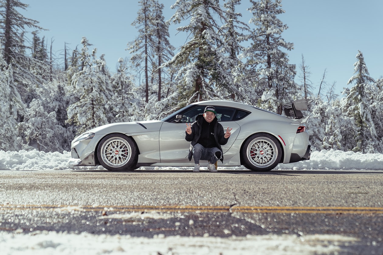 Motortrend Editor-in-Chief Samuel Du's Toyota Supra Drivers GR BMW pit+Paddock