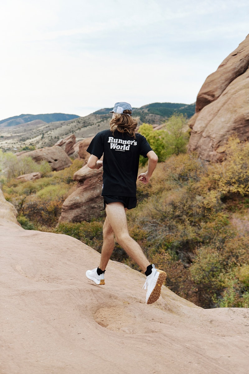 Runner's World x Satisfy FW21 Collaboration Info release caps trail shorts where to buy when does it drop