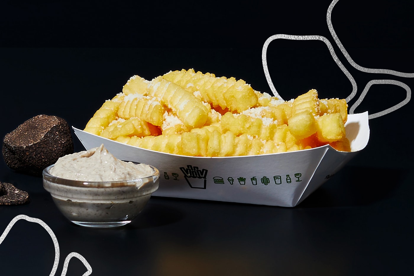 Shake Shack Black Truffle Burger Parmesan Garlic Fries Regalis Foods Launch Info