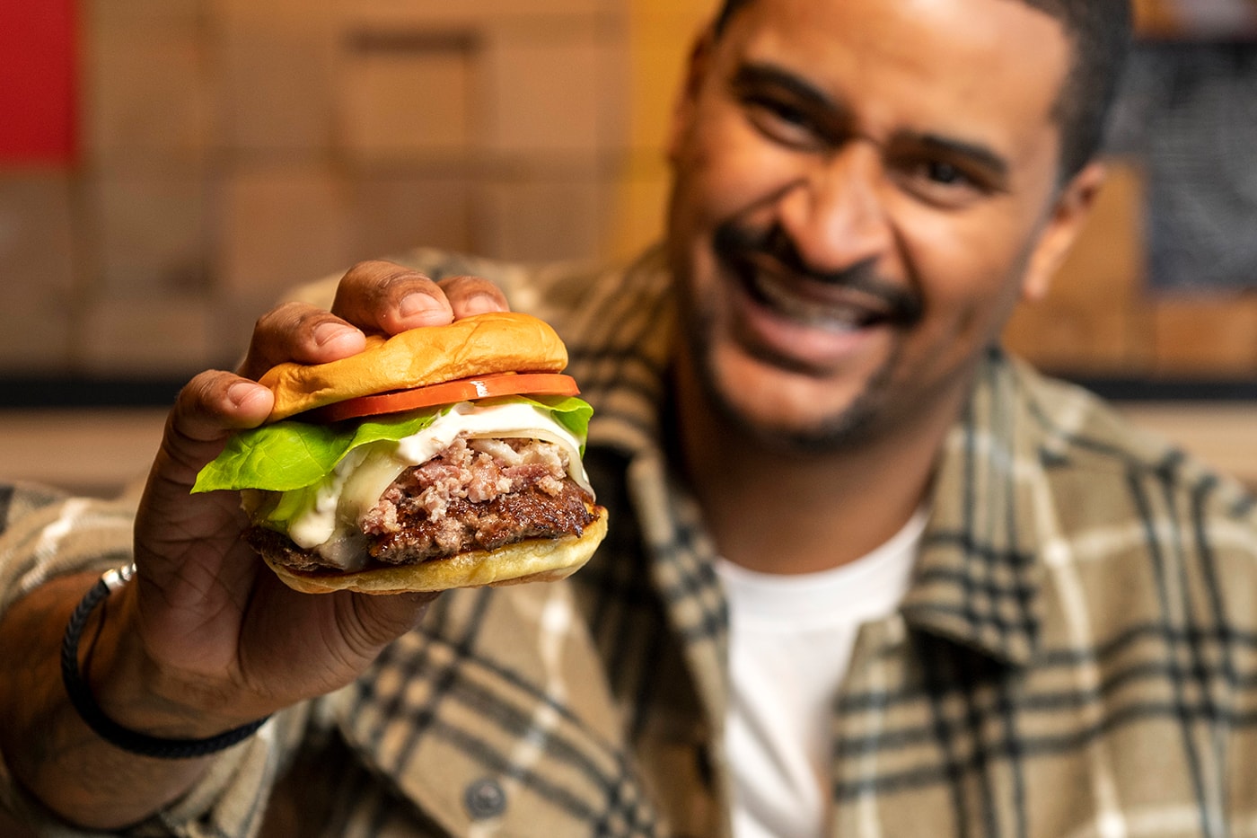 Chef JJ Johnson Shake Shack  Burger Fries Menu Collaboration Harlem NY