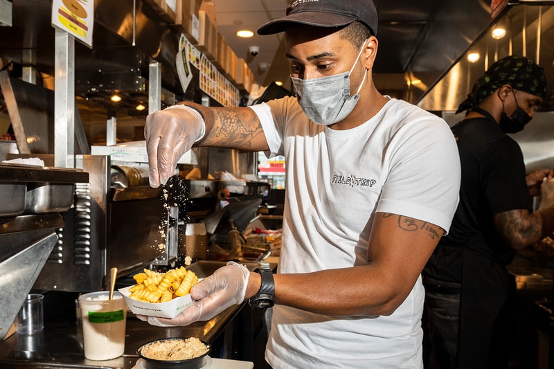 Chef JJ Johnson Shake Shack  Burger Fries Menu Collaboration Harlem NY