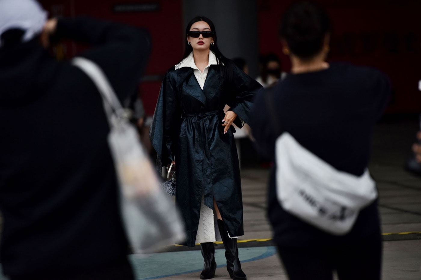 Shanghai Fashion Week Street Style Spring/Summer 2022 jackets fall paris fashion week china