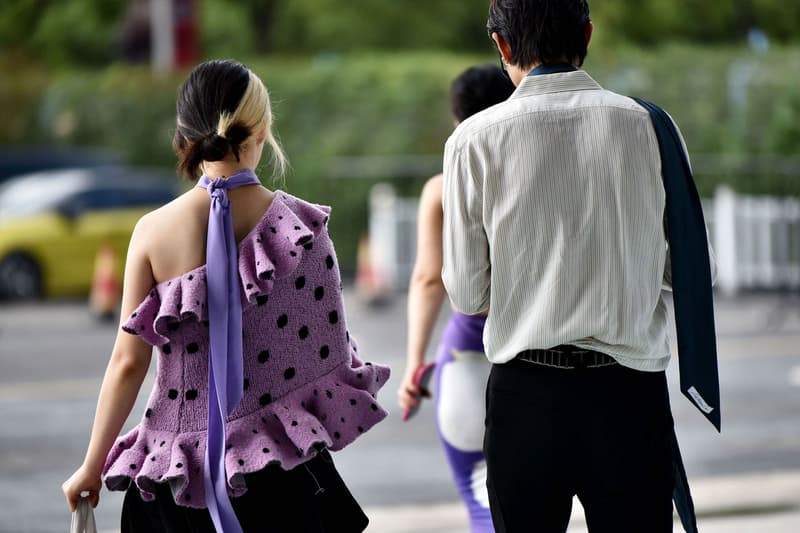 Shanghai Fashion Week Street Style Spring/Summer 2022 jackets fall paris fashion week china