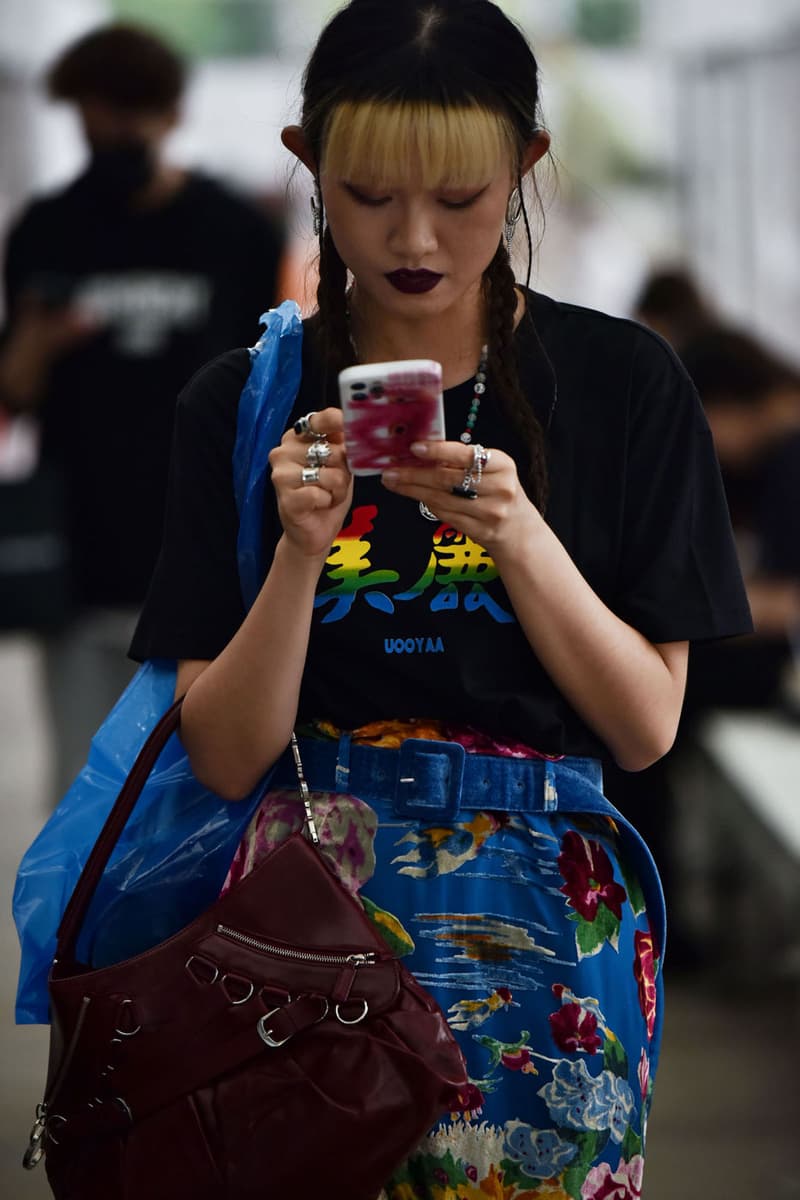 Shanghai Fashion Week Street Style Spring/Summer 2022 jackets fall paris fashion week china