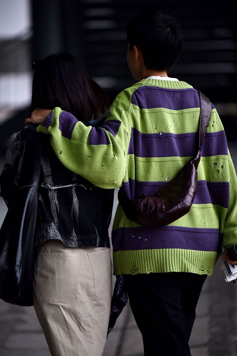 Shanghai Fashion Week Street Style Spring/Summer 2022 jackets fall paris fashion week china