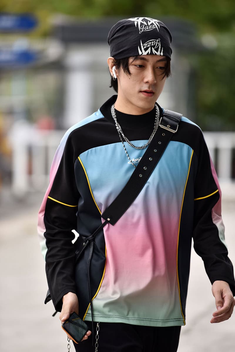 Shanghai Fashion Week Street Style Spring/Summer 2022 jackets fall paris fashion week china