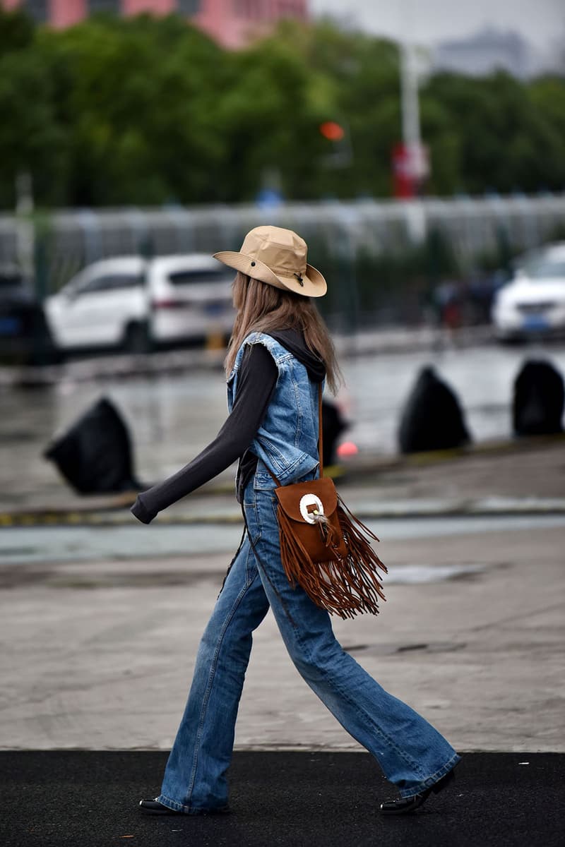 Shanghai Fashion Week Street Style Spring/Summer 2022 jackets fall paris fashion week china