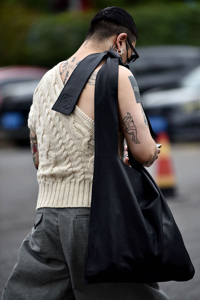 Shanghai Fashion Week Street Style Spring/Summer 2022 jackets fall paris fashion week china