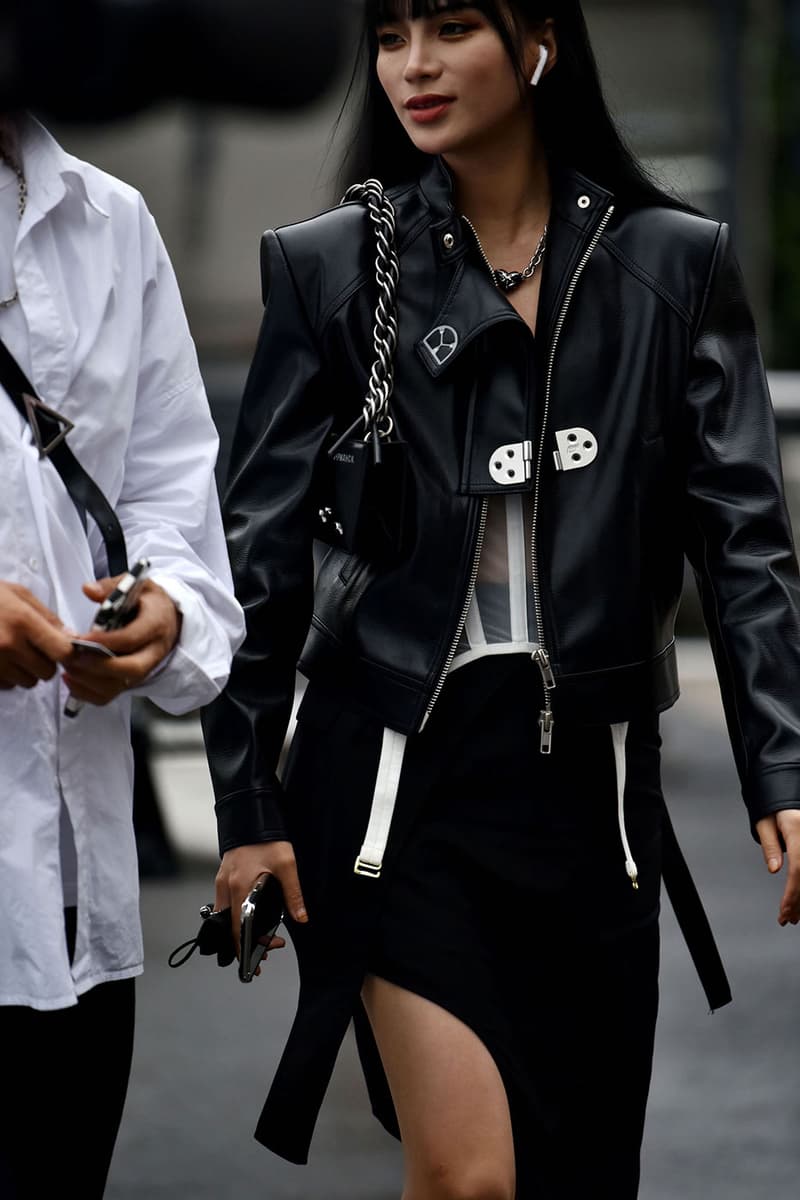 Shanghai Fashion Week Street Style Spring/Summer 2022 jackets fall paris fashion week china