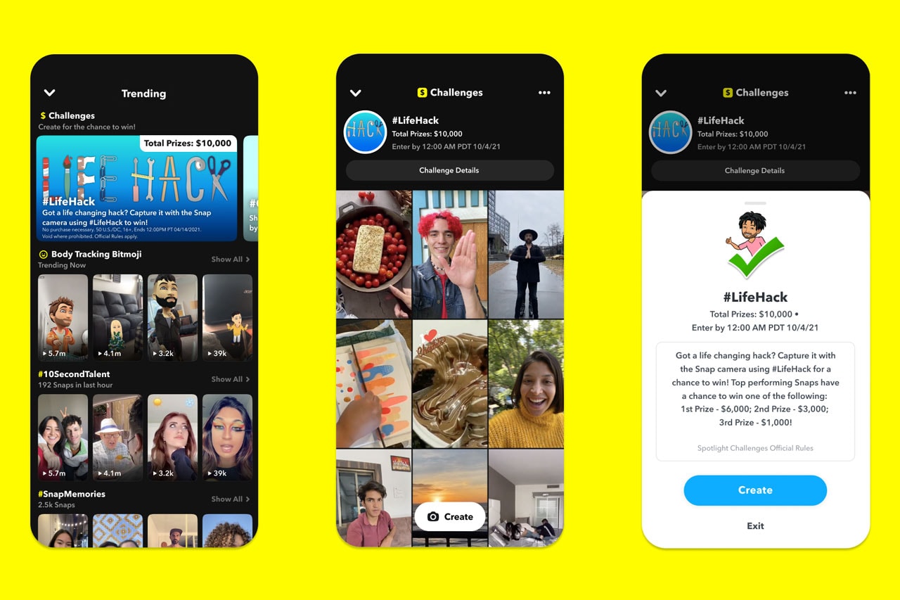 Snapchat Introduces New Creator Monetization Program Spotlight Challenges