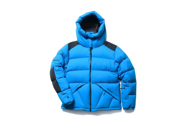 SOPHNET. x Marmot capsule collection Release Info fashion japan down jacket fleece jacket T-shirt blue black purple