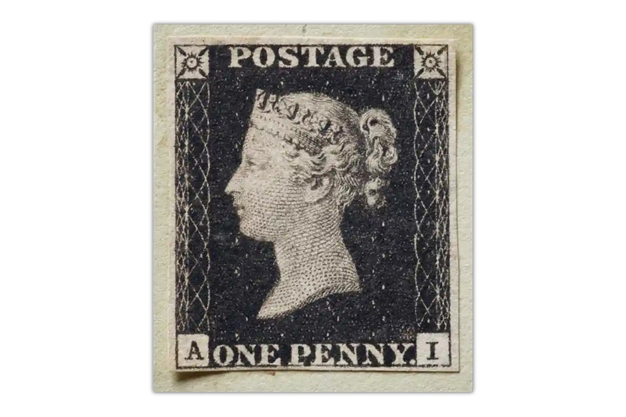 Sotheby's "Penny Black" Stamp Queen Victoria Auction