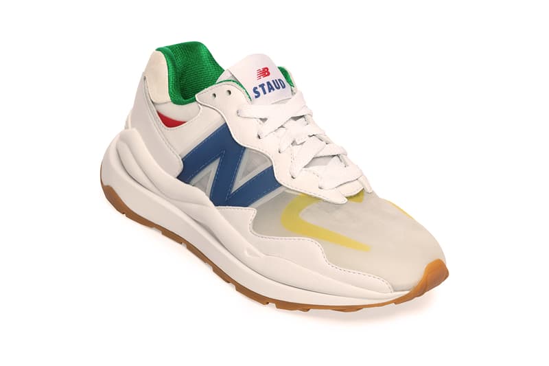 staud new balance 574 57 40 release date info store list buying guide photos price white multi-color