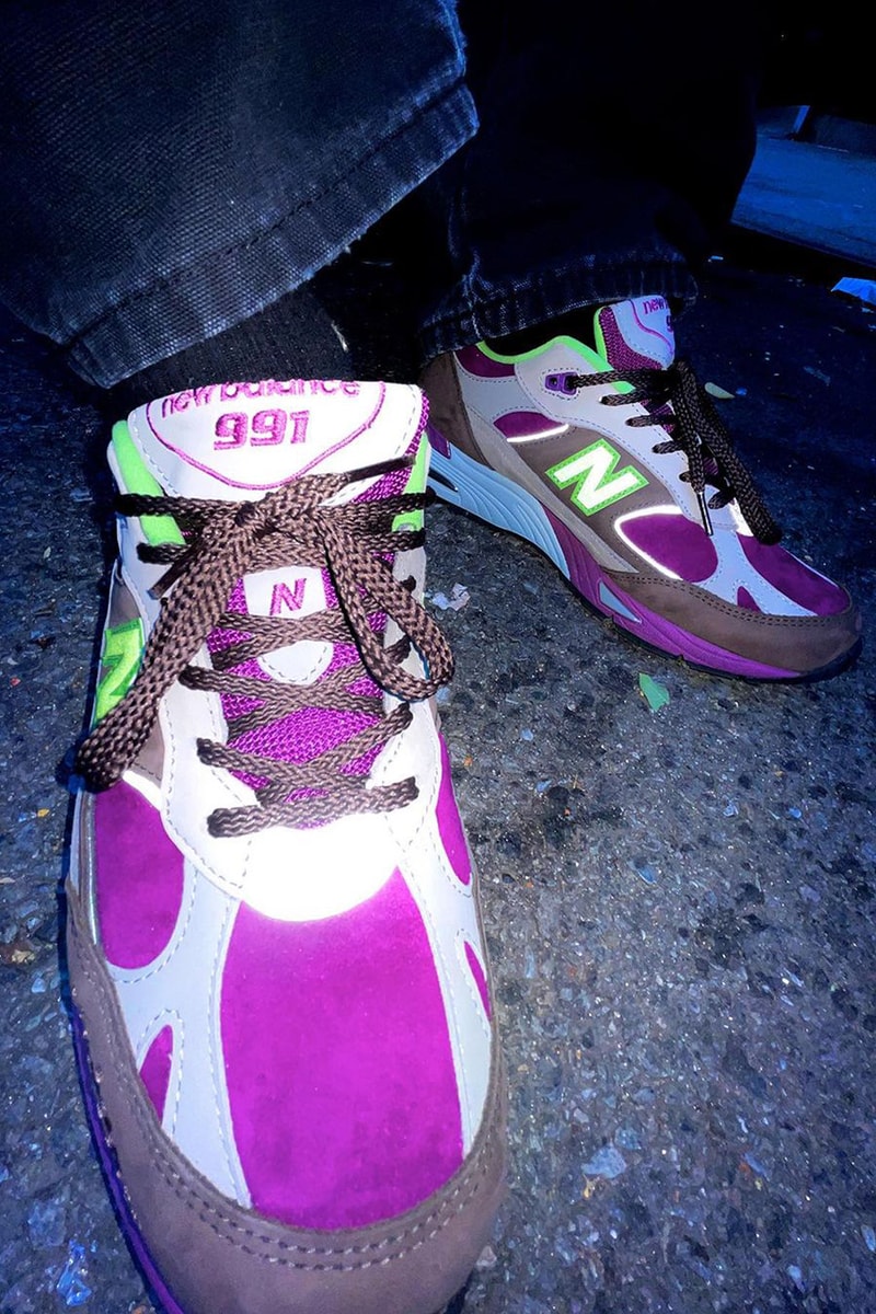 stray rats new balance 991 purple green blue black release info date store list buying guide photos price 