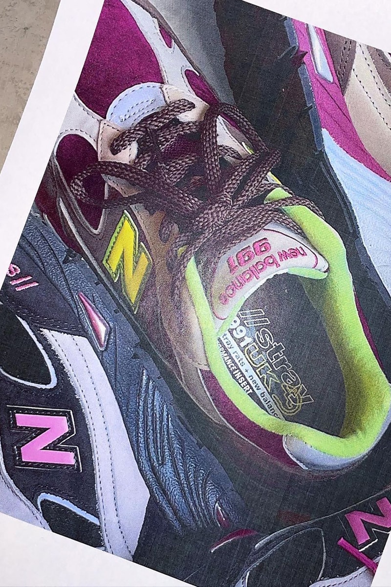 stray rats new balance 991 purple green blue black release info date store list buying guide photos price 