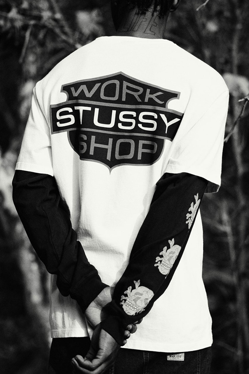Stüssy x Our Legacy WORK SHOP Fall 2021 Collaboration Partnership Capsule Collection Release Information First Look Drop Date Deadstock Fabrics Upcycled Materials