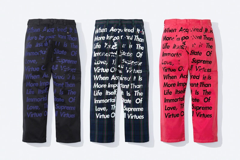 Supreme JUNYA WATANABE COMME des GARÇONS MAN Fall 2021 Collaboration Release Info Date Buy Price