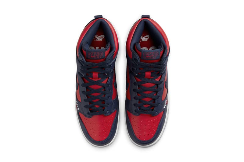 supreme nike sb dunk high by any means navy red DN3741 600 release date info store list buying guide photos price