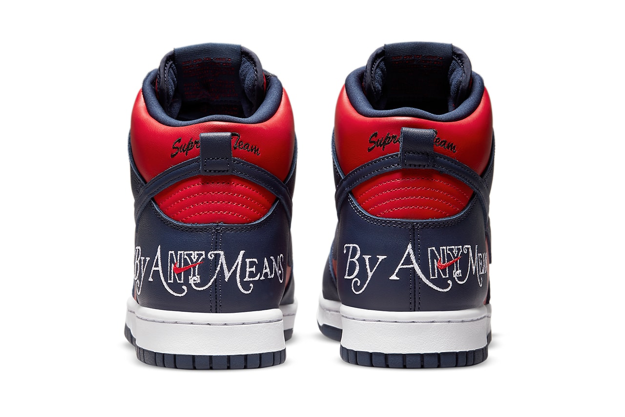 Supreme x Nike SB Dunk High “By Any Means”