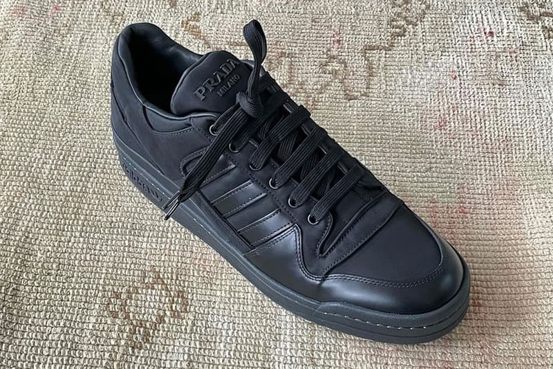 Prada x adidas Forum Low "Triple Black" Revealed | Hypebeast Prada x adidas Forum Low "Triple Black" Revealed | Hypebeast