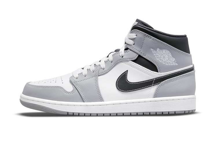 The Air Jordan 1 Mid Receives a "Light Smoke Grey" Colorway
